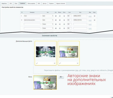 Умный водяной знак с многосайтовостью, авторский знак, защита изображений